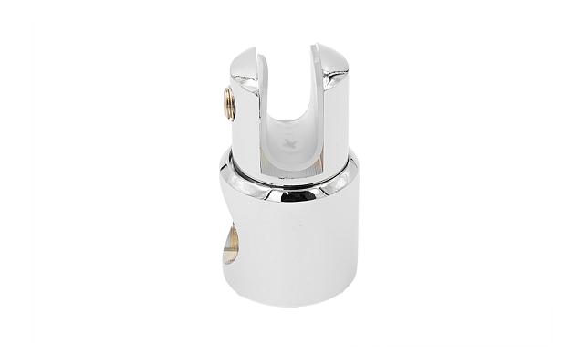 Крепежный элемент труба-стекло, глухой, для трубы 19 мм, цинк-хром полированный t913 PZn 6