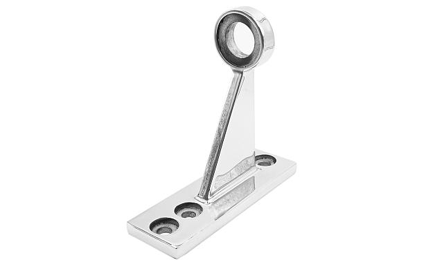 Крепление козырька к стойке алюминиевого фасада, AISI 304, литое , полированное, k611 5