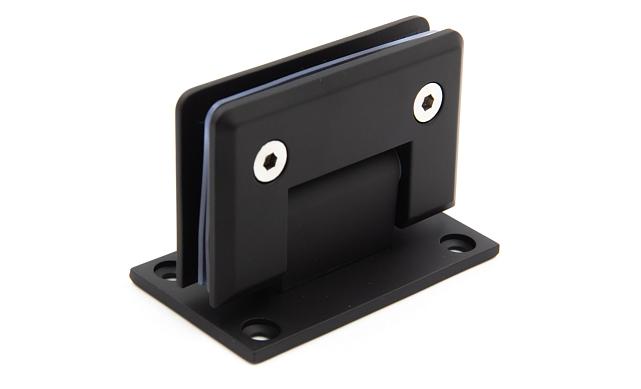 Петля для душевой кабины стена-стекло 90°, 90*55, цинк, черн. t301 BZn 5