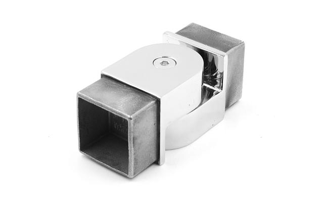 Поворот поручня 40х40 мм, регулируемый, полированный, (AISI 304) k366 5