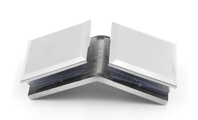 Коннектор для душевой стекло-стекло 135°, нержавеющая сталь AISI 304, полированная t736 PSS 5