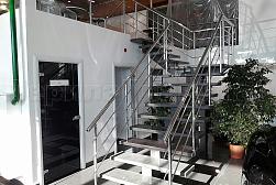 Перила для лестниц из металла в Нижнем Новгороде. Готовые проекты ПерилаГлавСнаб - фото 18