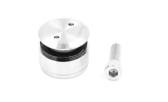 Точечный стеклодержатель  Ø36x28, для стеклянных стен, регулируемый, под стекло 8-12 мм, шлифованный AISI304 k084-3 6