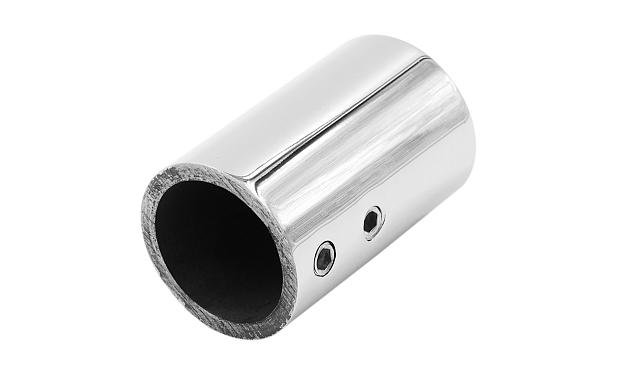 Коннектор стена-труба для трубы 19 мм, без юбки, полированный t907-2 PSS 4