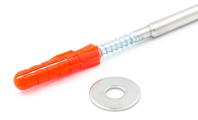 Пристенок с саморезом (симбиоз) 12х200, (AISI 304) Фk286-200 5