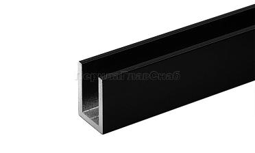 П-образный профиль 19x13, L=3000, алюминий, черный t756-2-3000 BL купить в Нижнем Новгороде