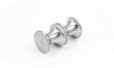 Дверная ручка "кноб", алюминий-хром, шлиф t691 ALSS купить в Нижнем Новгороде
